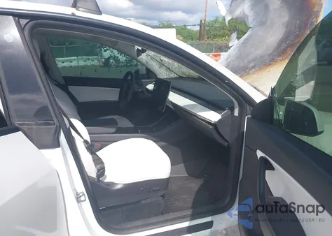 2021 Tesla Model Y Standard Range Rear-Wheel Drive from USA, damaged, VIN 5YJYGDEDXMF103483